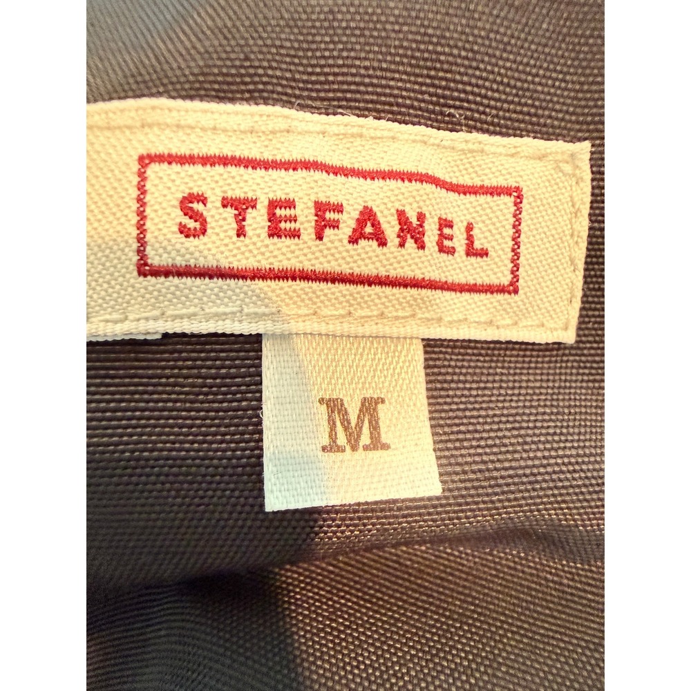 Stefanel Womens Black Minimalist Lightweight Utility Jacket Size M - Picture 3 of 8